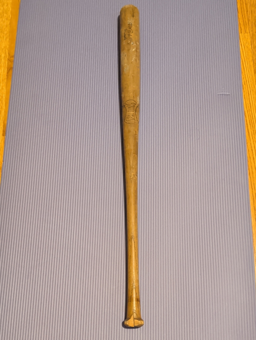 Spalding Wooden Softball Bat - Natural Wood Brown